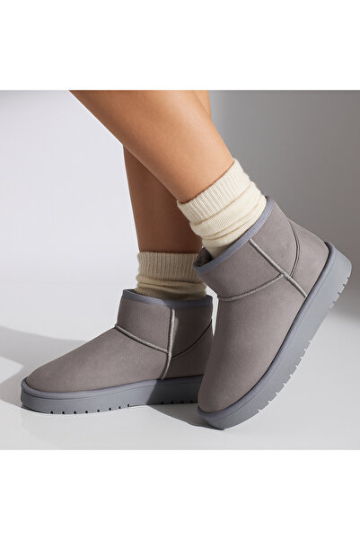 ARONA GRİ SÜET GÖRÜNÜMLÜ BOT