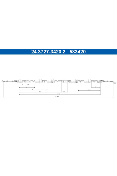 Ate Cablu Frana De Parcare Vw Multivan T6/Transporter T6 / Caravelle T6 Bus/T...