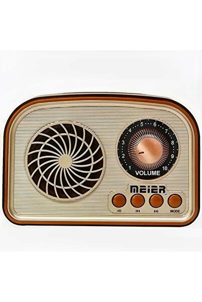 RTG MD1010 Ahşap Nostaljik Görünümlü Bluetoothlu USB-SD Card Girişli Radyo Hoparlör Müzik Kutusu