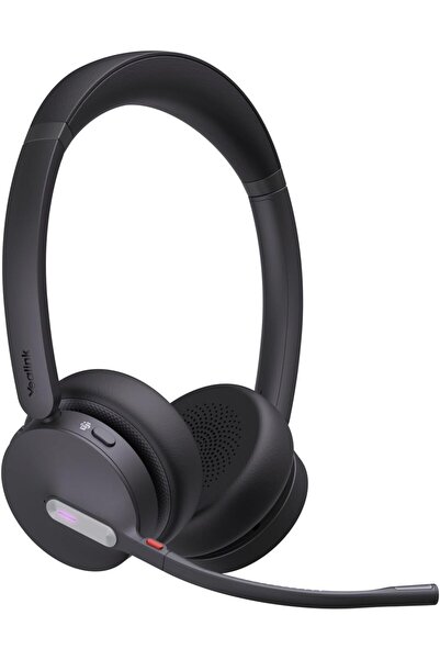 Yealink WH64 Hybrid Dual Teams Headset with Dongle - Hybrid Technology, Optimised for Microsoft Teams, Two-E