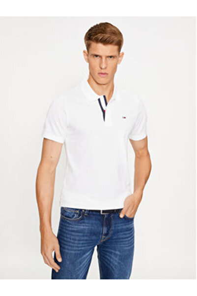Tommy Jeans Men's Polo DM0DM15370 White