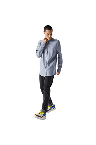 Lacoste Men's Regular Fit Blue Shirt Ch2337.37M