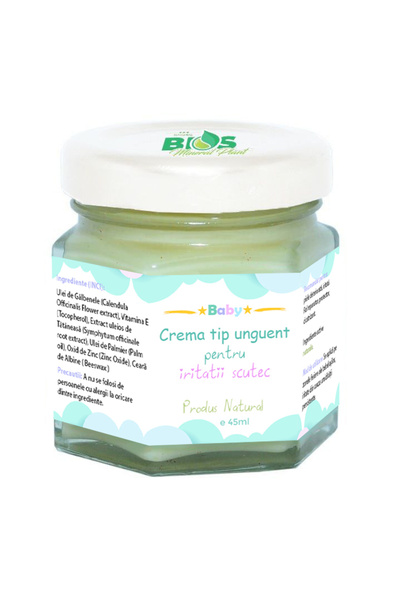 Bios Mineral Plant Crema tip Unguent pentru Iritatii Scutec, 45 ml