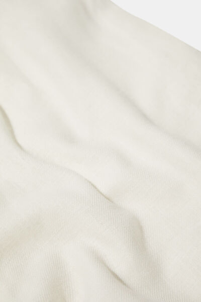 W Collection White Linen Cotton Shorts