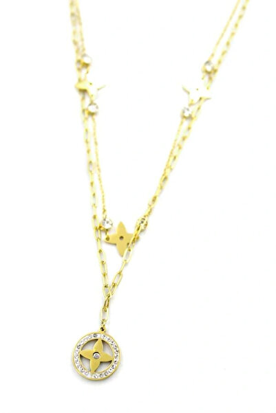 Genel Markalar LitaeTrend Vc Yonca Kolye - Altın