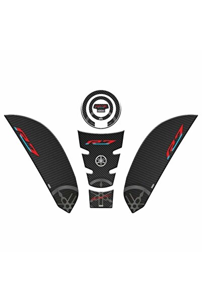 gogo premium YAMAHA R7 2021 - 2024 UYUMLU TANK PAD SET 006