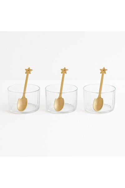 Noah Exclusive 6 Pieces Bamboo Handle Borosilicate Glass Cupboard