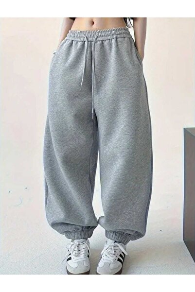 Le Vion Kadın Lastik Paça Jogger Bol Eşofman Altı