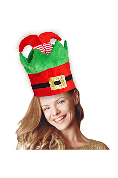 Loremp Новорічна шапка Ельф Штани Фігурна тканинна шапка 29 см
