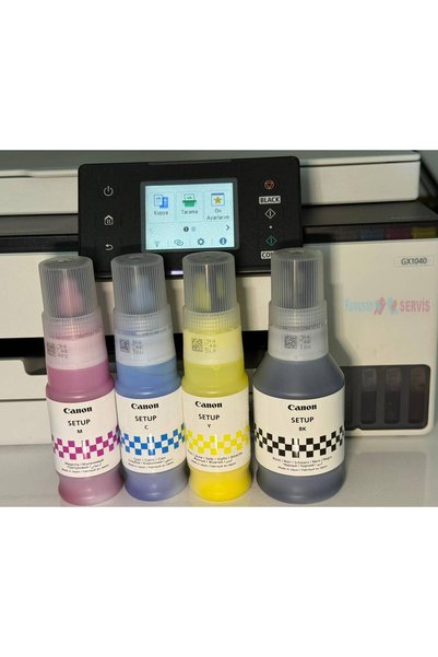 KONUSANSERVİS GI-45 orjinal mürekkep seti Canon Maxify GX1040 GX2040