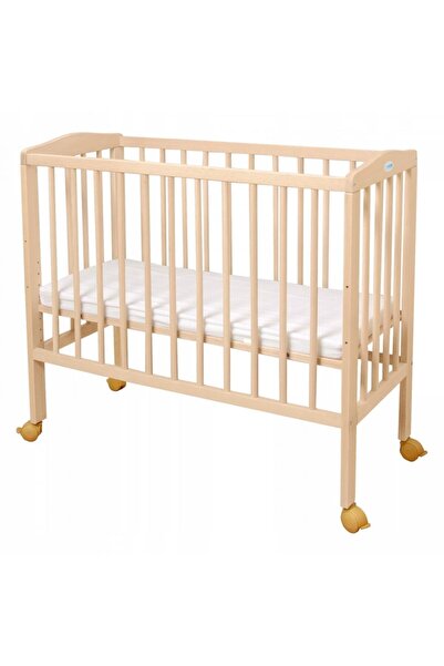 Waldin 2in1 Baby Crib, 90 cm x 55 cm, Detachable Side, Co-Sleeping, Mattress Included,