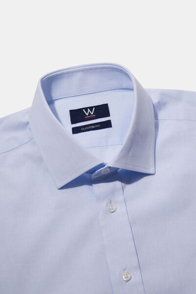 W Collection MAVİ UZUN KOLLU GÖMLEK