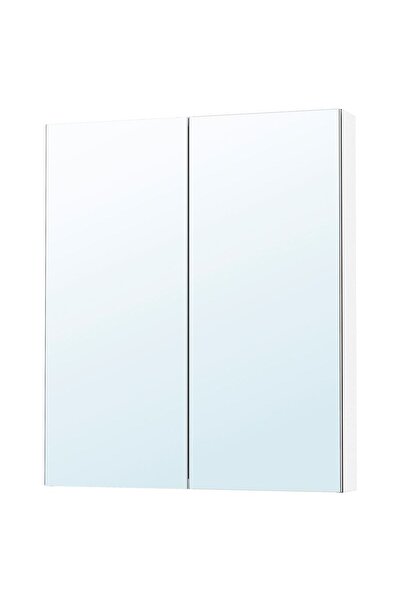 hobiurun Banyo duvar dolabı, 80x15x95 cm, 2 ayna kapaklı