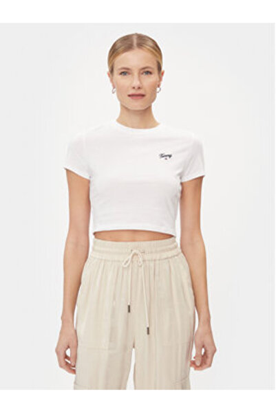 Tommy Jeans Women's T-Shirt DW0DW17366 White