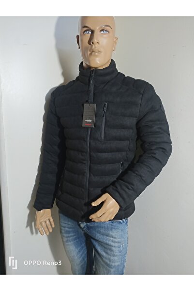 DYNAMO slimfit nubuk spor şişme mont