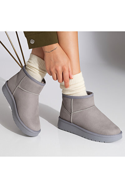 ARONA GRİ SÜET GÖRÜNÜMLÜ BOT