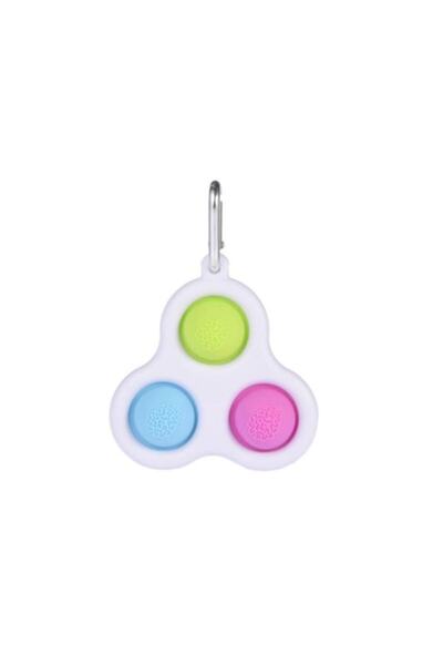 Urban Trends Breloc senzorial cu gropițe și 3 bule, +1 an, multicolor, 8 cm,