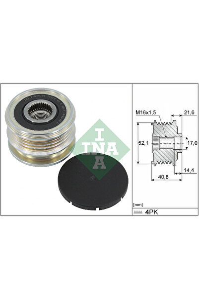 FAG Sistem Roata Libera Generator Dacia Logan 2/Logan Mcv 2/Sandero 2 Nissan ...
