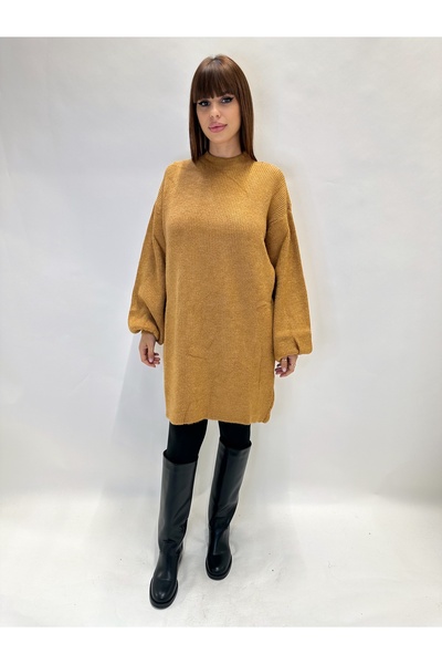 IFASTFASHION Rochie pulover damă tricotată oversize – model călduros și confo...