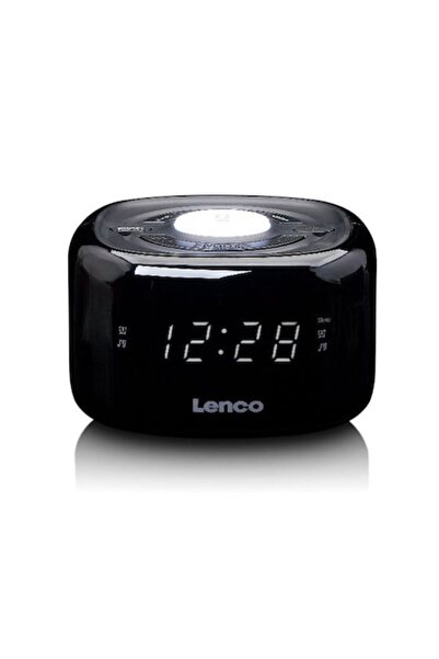 Lenco CR-12BK FM Radio Clock with LED Display