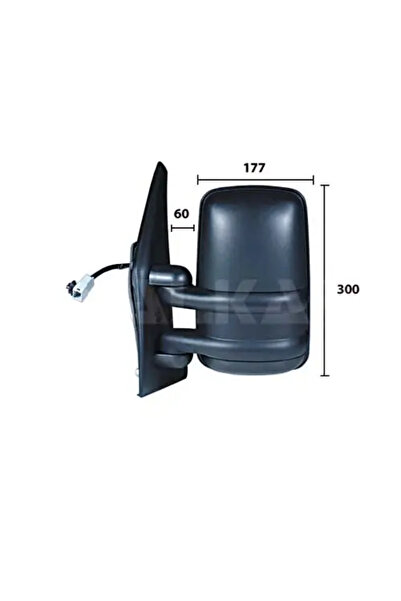 Alkar Oglinda exterioara stanga RENAULT MASTER II platou / sasiu 1997-2010 9225902