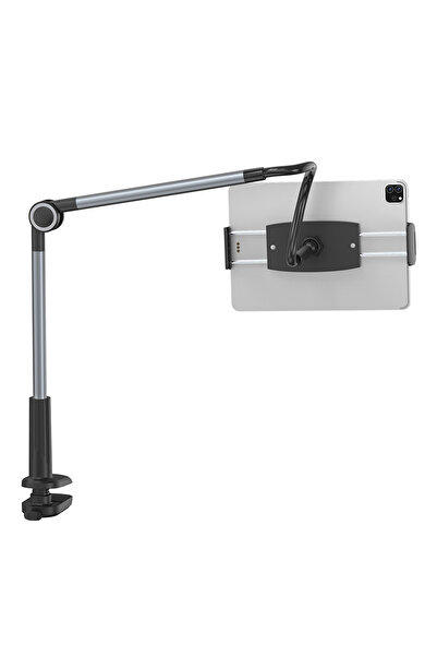 Other Otaku Phone Holder, Adjustable Rotating Tablet, Mounted to a Table - Gray