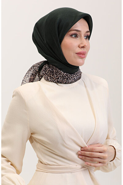 sefamerve Eșarfă etnică de chihlimbar 70292-05 verde smarald