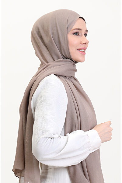 sefamerve Καλοκαιρινό σάλι 70256-06 Dark Mink