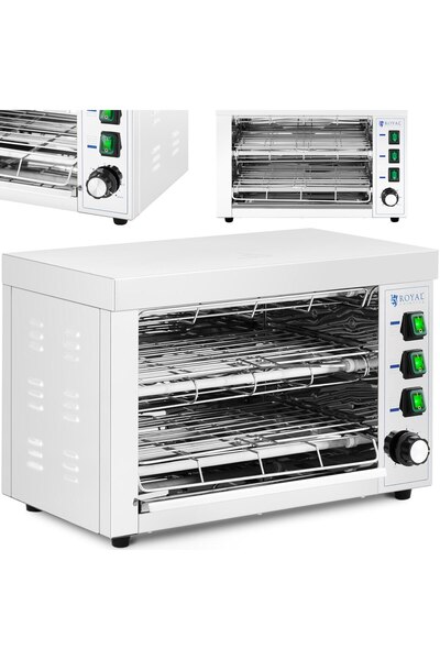 Royal Catering Prăjitor de pâine Salamander pentru caserole 50-300 °C 3250 W
