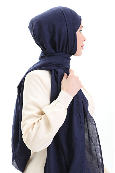 sefamerve Σάλι από μπαμπού 70281-24 Ναυτικό μπλε