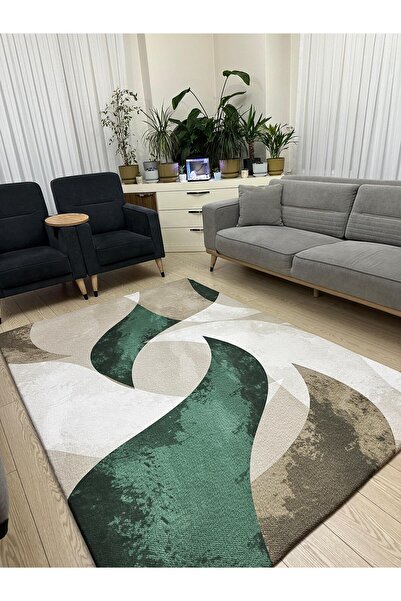 ALLGELSİN Elastic Micro Fleece Carpet Cover 4m2 160X230 or 6m2 200X300 Four or Six Meters Square Carpet Cover