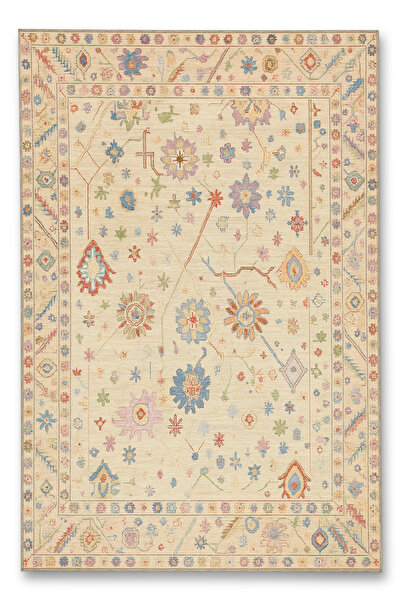 Rugs Modern Halı سجادة MOSSO ذات نمط متموج ونقشة مربعات، سجادة زخرفية عتيقة بقاعدة منسوجةmosso948