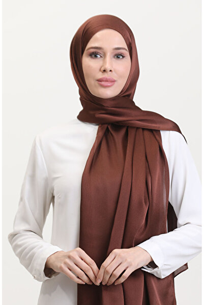 sefamerve Σάλι Jan Jan Chiffon 70239-32 Καφέ