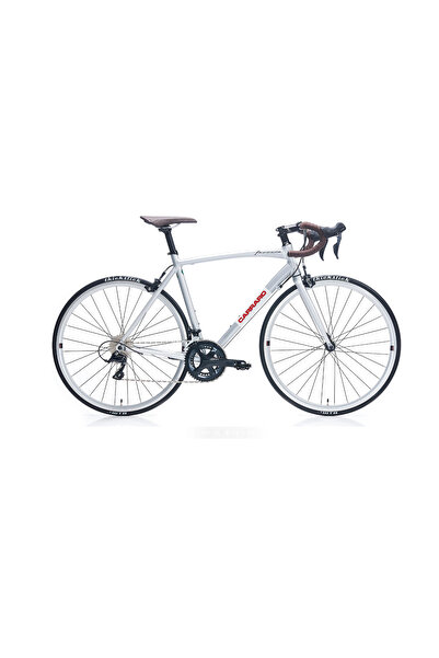 Carraro Freccia Sora 18 Vites 56 KADRO Kumpas Fren 28 Jant Yol Yarış Bisikleti Gümüş Beyaz Kırmızı