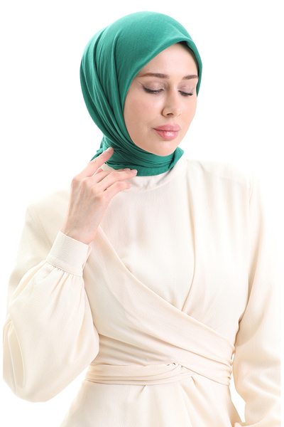 sefamerve Βαμβακερό μαλακό κασκόλ 70282-23 Πράσινο