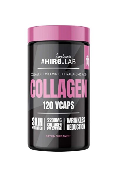 HIRO.LAB كبسولات الكولاجين 120 نباتية