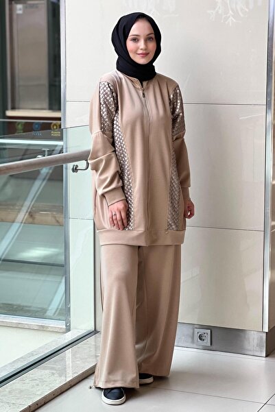 Ghisa Pul Embroidered Detailed Cap and Pants Set