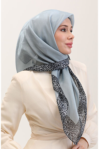 sefamerve Ethnic Amber Scarf 70292-07 Silver Gray