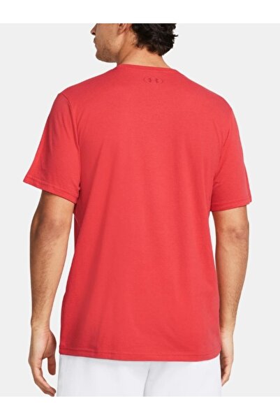 Under Armour Men's UA M SPORTSTYLE LC SS T-shirt with logo, Red
