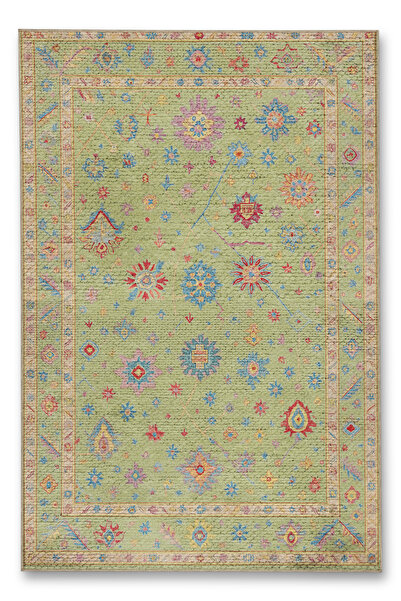 Rugs Modern Halı سجادة MOSSO ذات نمط متموج ونقشة مربعات، سجادة زخرفية عتيقة بقاعدة منسوجةmosso950