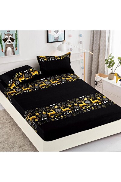 JOJO HOME Bedding set, Christmas Edition, Jojo Home, 3 pieces, 180x200cm, Bla...