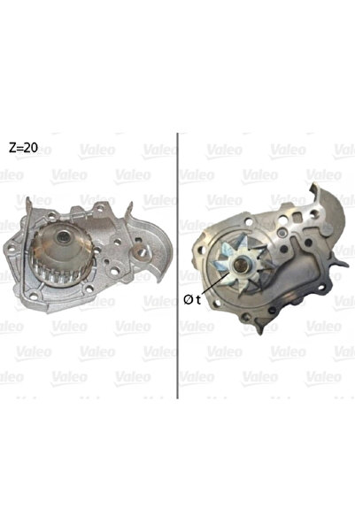 VALEO Pompa De Apa Racire Motor Dacia Logan/Sandero Renault Clio 2/Clio Symbo...