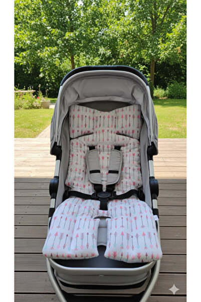 YoldaBebekVar %100 Pamuklu Bebek Arabası Minderi – Bebeğiniz İçin Rahat, Yumu...