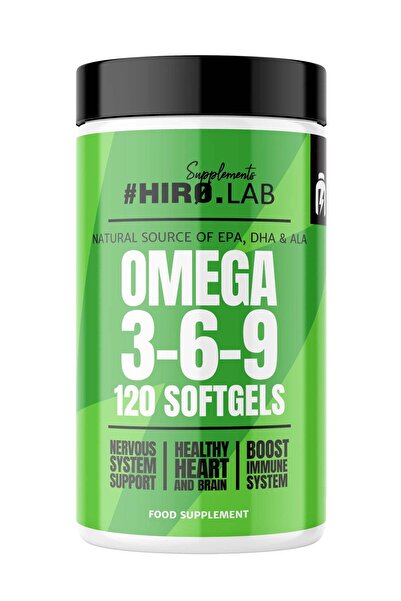 HIRO.LAB أوميغا 3-6-9 120 كبسولة هلامية