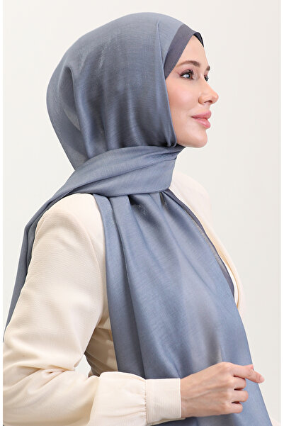 sefamerve Κεχριμπάρι Πολυτελές Σάλι 70274-04 Γκρι Καπνιστό