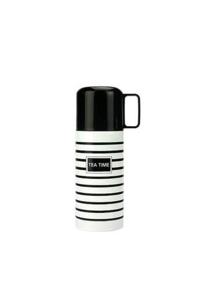 Doty Cana termică MyCupOf Tea 350 ml Alb/Negru