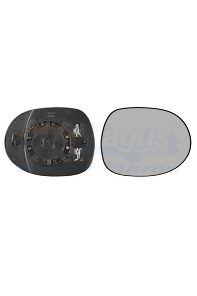 VAN WEZEL Sticla Oglinda Oglinda Retrovizoare Exterioara Dreapta Honda Civic 8