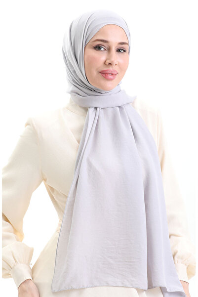 sefamerve Cotton Soft Shawl 70283-02 Gray