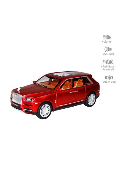 Vardem Oyuncak Işıklı Sesli Kapıları Açılabilen Pilli 1:22 Ölçek RR Araba Kır...