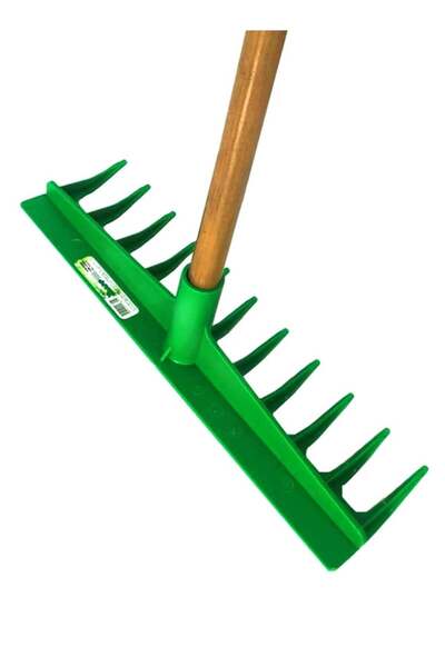 trapp مشط قوس بمقبض خشبي متعدد الألوان 117 سم